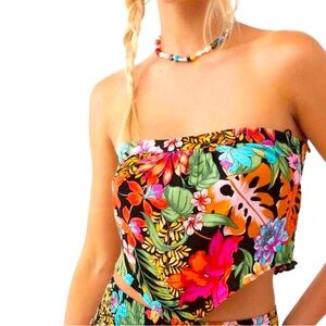 O'Neill Women's Floral Flowy Crop Top – Size Small (NWT)